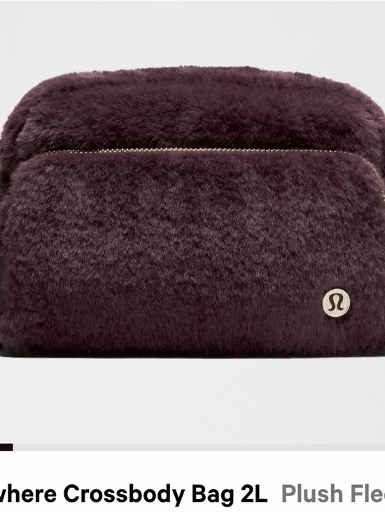 lululemon athletica Handbags - lululemon athletica Plush Fleece Cosmetic Bag in Deep Plum